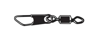 Mustad Diamond Eye Snap Swivel 10ct Size 8 - MarineQuest Supply