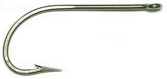Mustad O'Shaughnessy Hook Stainless 100ct Size 4 - MarineQuest Supply
