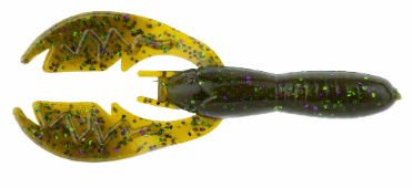 NetBaitBF Baby Paca Craw 3.75in Green Pumpkin Candy 9ct - MarineQuest Supply