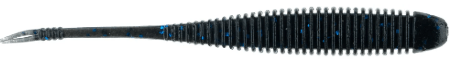 NetBaitBF Flat Sided Shad 4.5in Black Blue Flake 8ct - MarineQuest Supply