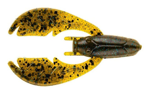 NetBaitBF Paca Chunk 3in Green Pumpkin Blue 6ct - MarineQuest Supply