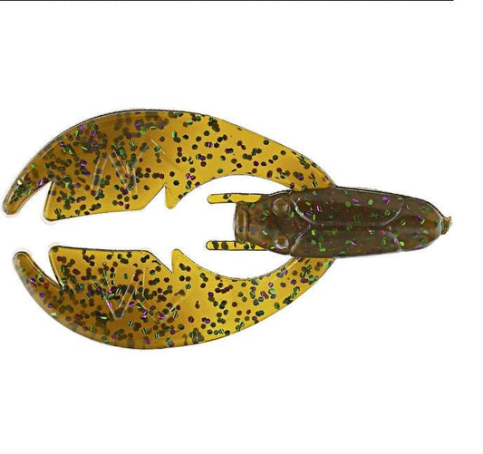 NetBaitBF Paca Chunk 3in Green Pumpkin Candy 6ct - MarineQuest Supply