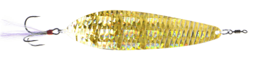 Nichols Bass Mafia Big Larry Spoon Shattered Glass Gold 2.5oz - MarineQuest Supply