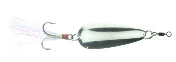 Nichols Mojo Flutter Spoon Silver Chome 1/2oz - MarineQuest Supply