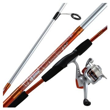 Okuma Steeler XP Spinning Combo 6ft 2pc Blaze Orange - MarineQuest Supply