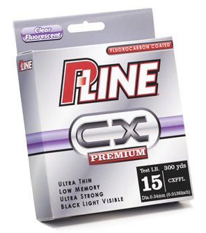 P - Line CX Preminum Fluorescent Clear 300yd 10lb - MarineQuest Supply
