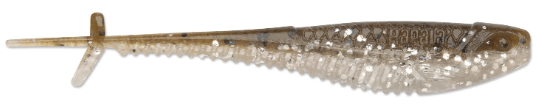 Rapala CrushCity Mooch Minnow 3.5in 6ct Green Pumpkin Disco - MarineQuest Supply