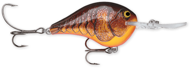 Rapala DT Series 10' 3/5oz 2.25in Dark Brown Crawdad - MarineQuest Supply