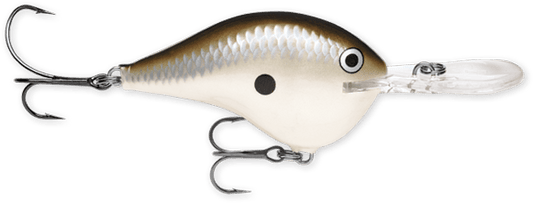 Rapala DT Series 10' 3/5oz 2.25in Pearl Grey Shiner - MarineQuest Supply