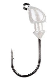 Strike King Baby Squadron Swimbait Head 3/16oz 3ct Pearl - MarineQuest Supply