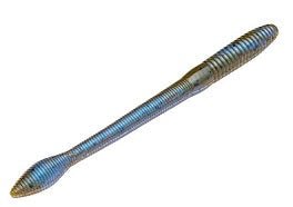 Strike King Fat Baby KVD Finesse Worm 5in 12ct Blue Claw Red Flake - MarineQuest Supply