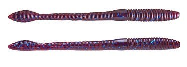 Strike King Fat Baby KVD Finesse Worm 5in 12ct Dirt - MarineQuest Supply
