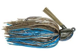 Strike King Hack Attack Fluro Jig 3/8oz Okee Craw - MarineQuest Supply