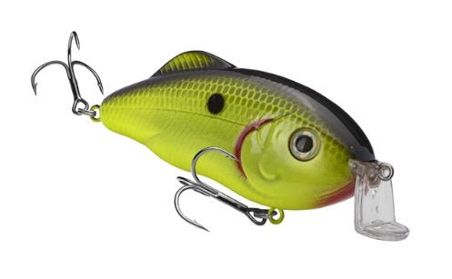Strike King Hybrid Hunter Shallow 1/2oz 1 - 3ft Chartreuse with Black Back - MarineQuest Supply