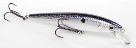 Strike King KVD Jerkbait 2 Hook 4.5in Chrome Blue - MarineQuest Supply