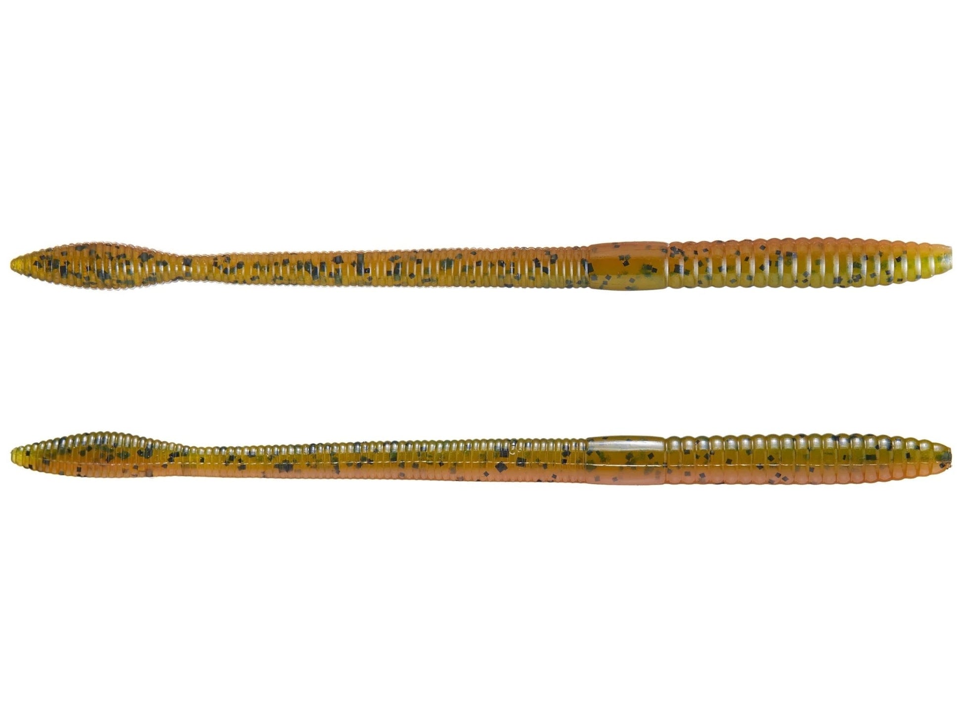 Strike King KVD Worm 6.5in 12ct Dirt - MarineQuest Supply