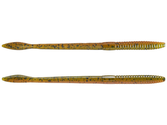 Strike King KVD Worm 6.5in 12ct Dirt - MarineQuest Supply