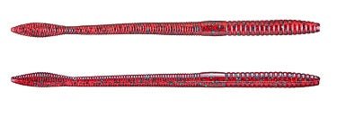 Strike King KVD Worm 6.5in 12ct Red Bug - MarineQuest Supply