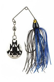 Strike King Mini - King Spinnerbait Black Blue HeadBlack Blue Skirt - MarineQuest Supply