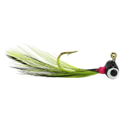 Strike King Mr Crappie Shoo Shiner 1/16oz Tuxedo Blk Chart. - MarineQuest Supply