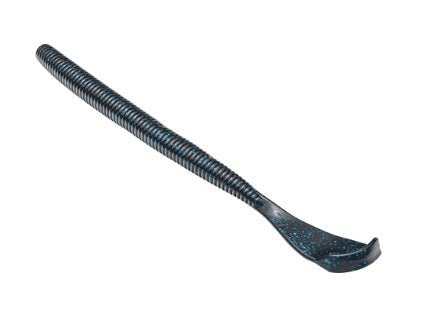 Strike King Rage Cut - R - Worm 7in Black/Blue - MarineQuest Supply