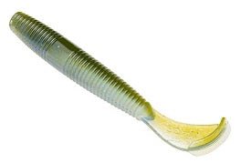 Strike King Rage Ned Cut - R Worm 3in 9pk Moon Juice - MarineQuest Supply