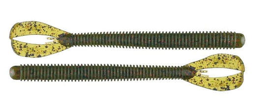 Strike King Rage Twin Tail Menace Worm 6in Watermelon Red Flake - MarineQuest Supply