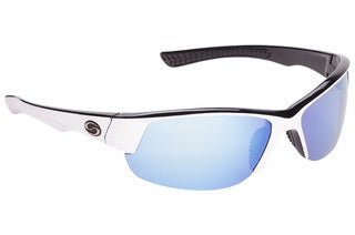 Strike King Sunglass S11 Gulf Shiny White/Black/Gray Lens - MarineQuest Supply