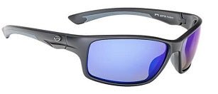 Strike King Sunglass SK Plus Hudson Matte Black - Blue Mirror - MarineQuest Supply