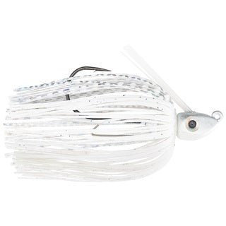 Strike King Swimming Jig 1/4oz White - MarineQuest Supply