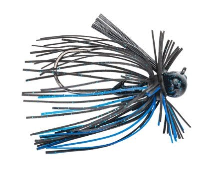 Strike King Tour Finesse Football Jig 1/4 Black Blue - MarineQuest Supply