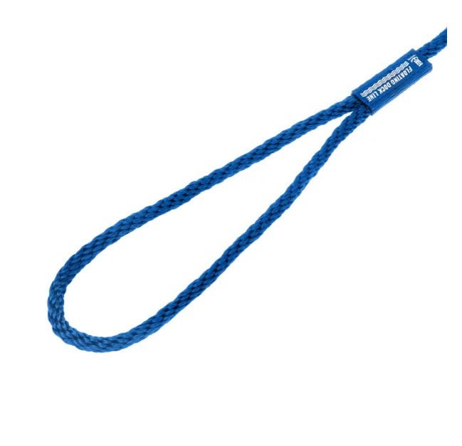 TH Marine Dock Line 3/8in x 15ft Soild Braid Blue - MarineQuest Supply