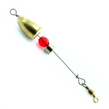 Top Brass Carolina Ready Rigs 1ct 1/2oz Brass - MarineQuest Supply