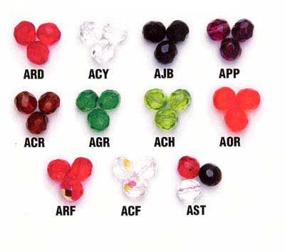 Top Brass Glass Beads 8mm 20ct Chartreuse - MarineQuest Supply