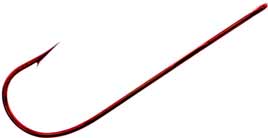 Tru Turn Aberdeen Hook Red Size 1/0 6ct - MarineQuest Supply
