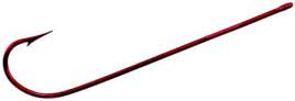 Tru Turn Cricket Hook Red Size 8 5ct - MarineQuest Supply