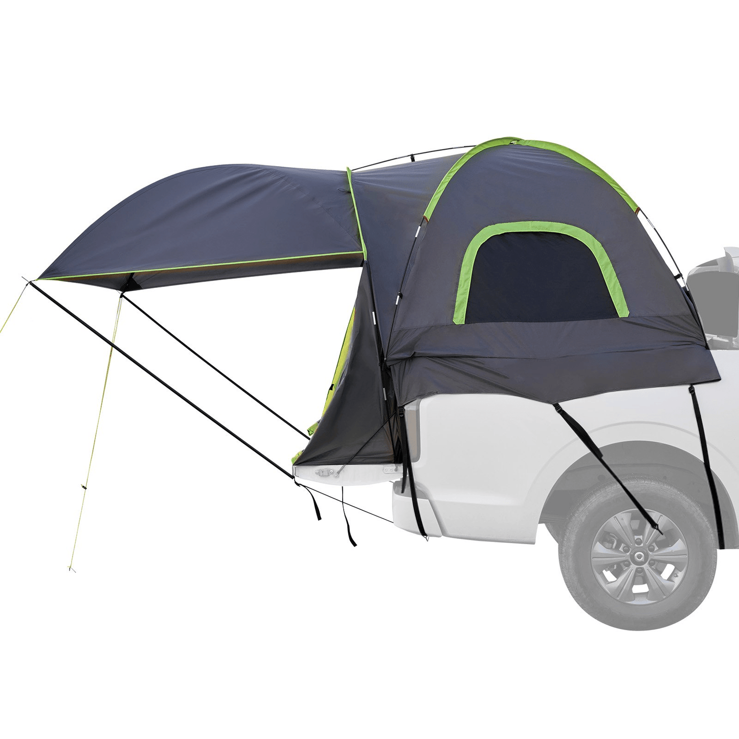 Truck Tent 8.0 - 8.2ft Waterproof PU2000 Truck Bed Camping Tent 2 - 3 Person - MarineQuest Supply