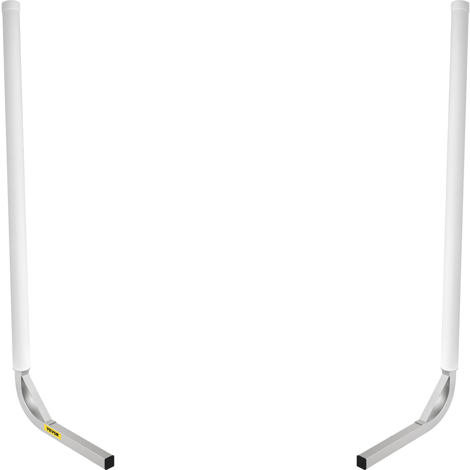 VEVOR Boat Trailer Guide - on, 60", 2PCS Steel Trailer Post Guide ons, w/White PVC Tube Covers, Complete Mounting Accessories Included, for Ski Boat, Fishing Boat or Sailboat Trailer - MarineQuest Supply