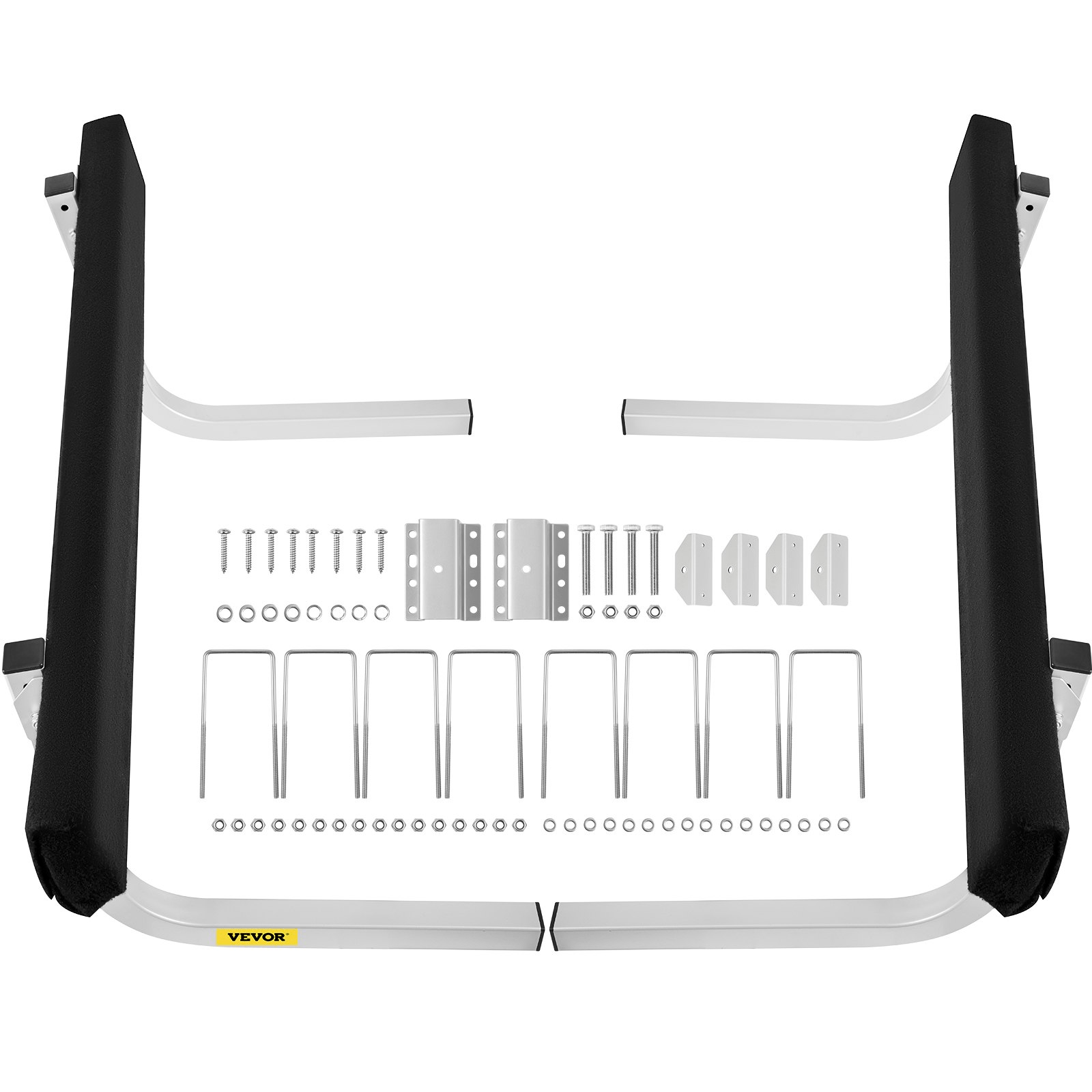 VEVOR Boat Trailer Guide - ons, 2PCS Rustproof Steel Trailer Guide ons, Trailer Guides with Carpet - Padded Boards, Mounting Parts Included, for Ski Boat, Fishing Boat or Sailboat Trailer - MarineQuest Supply