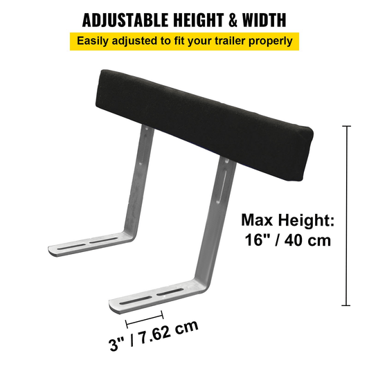 VEVOR Boat Trailer Guide - ons, 48", 2PCS Rustproof Steel Trailer Guide ons, Trailer Guides with Carpet - Padded Boards, Mounting Parts Included, for Ski Boat, Fishing Boat or Sailboat Trailer - MarineQuest Supply