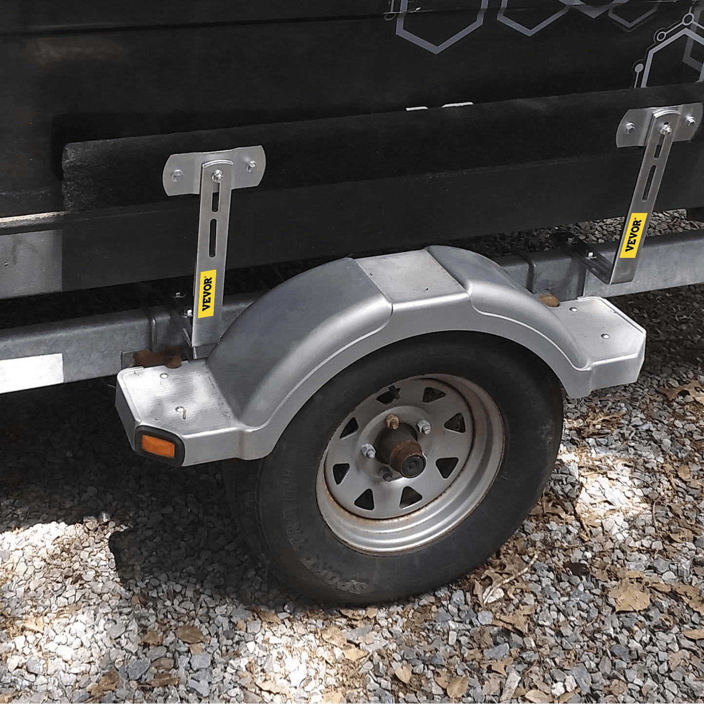 VEVOR Boat Trailer Guide - ons, 48", 2PCS Rustproof Steel Trailer Guide ons, Trailer Guides with Carpet - Padded Boards, Mounting Parts Included, for Ski Boat, Fishing Boat or Sailboat Trailer - MarineQuest Supply