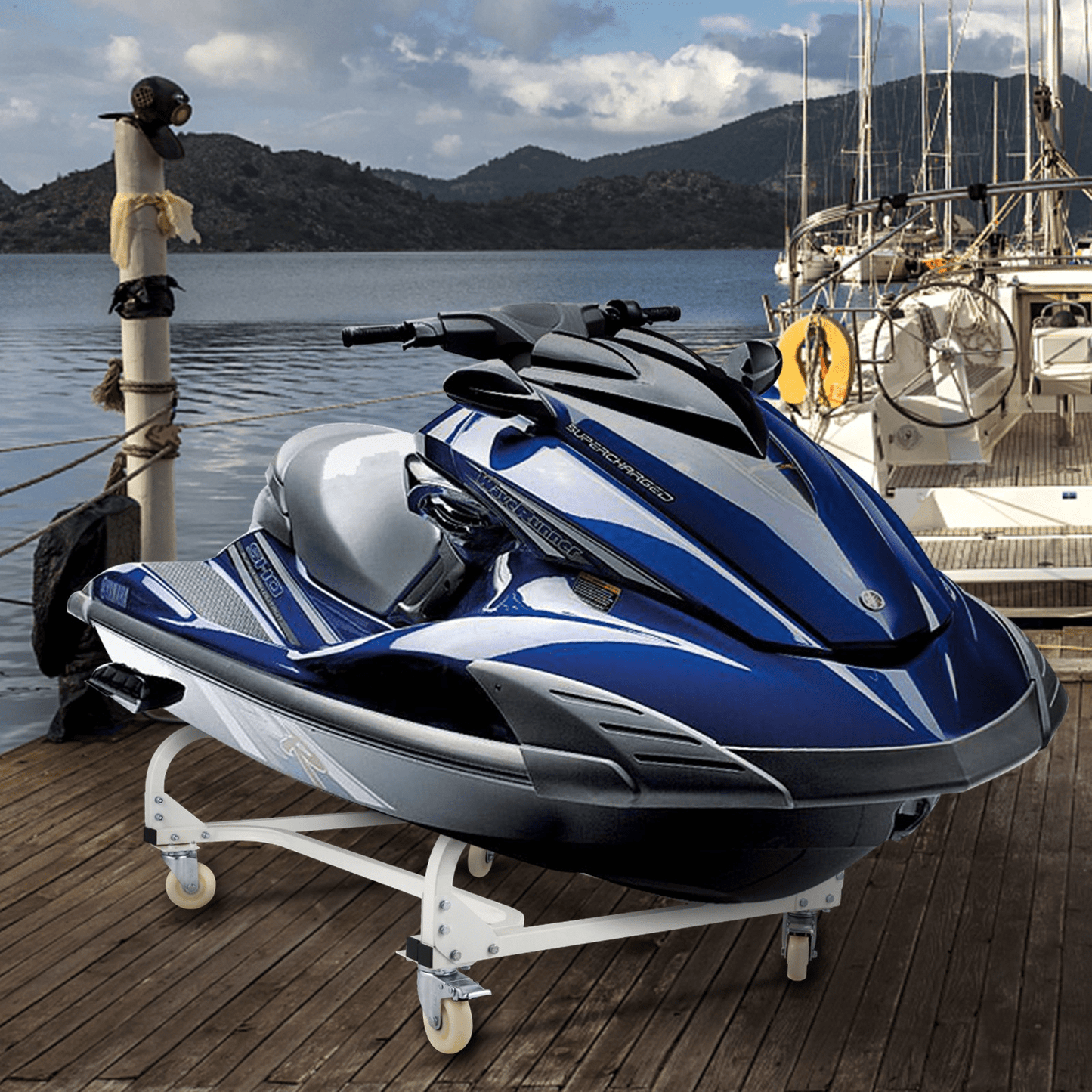 VEVOR Jet Ski Dolly – 1000 LBS Capacity Hand Truck Dolly for Watercraft & PWC - MarineQuest Supply