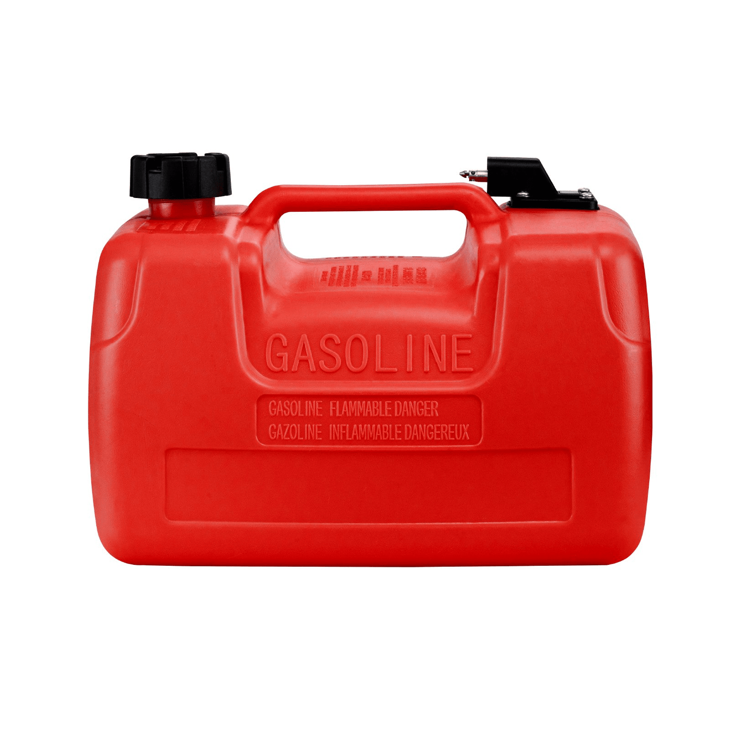 VEVOR Marine Fuel Tank, 3.17 Gallon/12L, Portable Boat Fuel Gas Tank for Outboard Engine Boats, Plastic Outboard Marine Boat Fuel Tank with Hose, Easy to Carry for Yacht, Fishing Boat, Deck Boat, Red - MarineQuest Supply