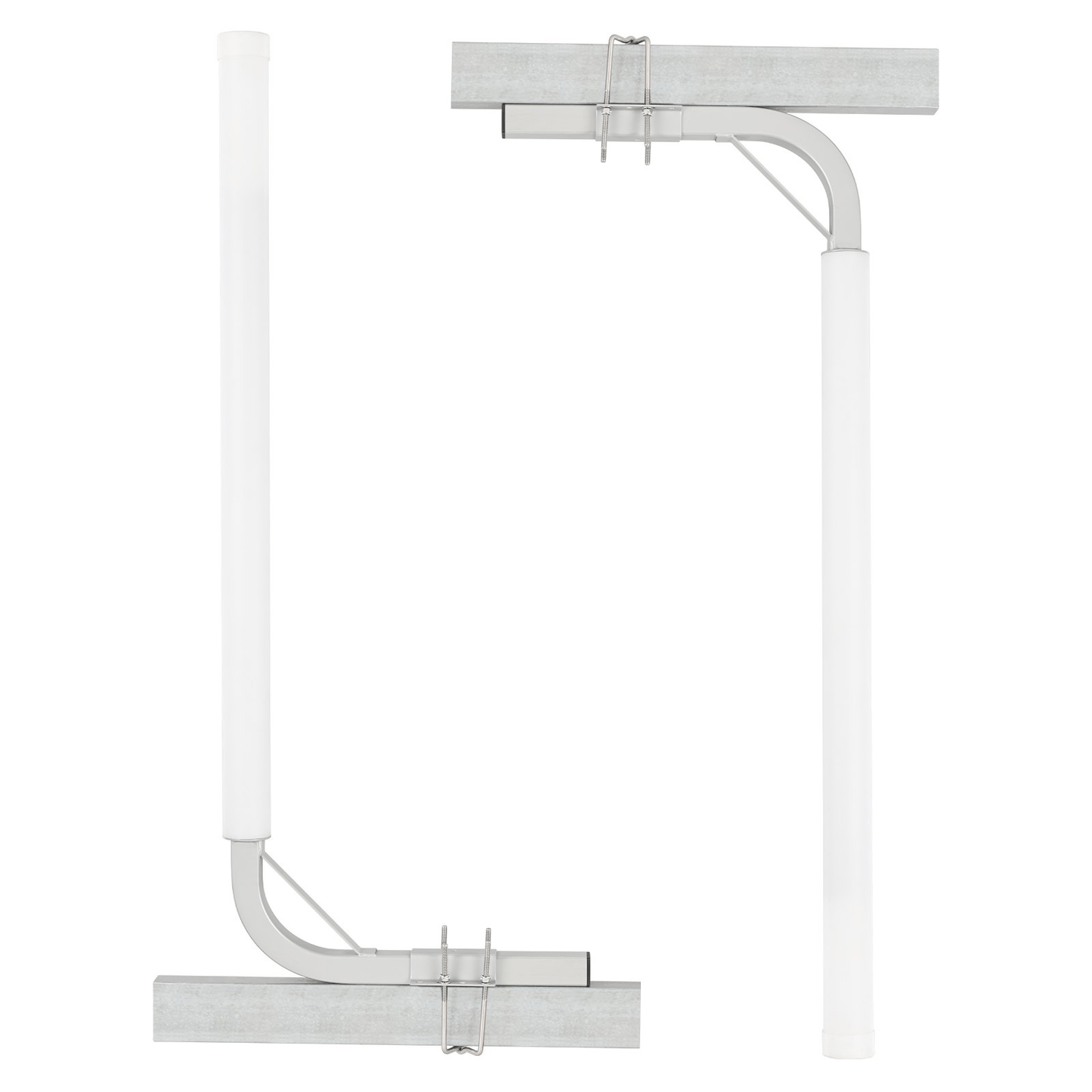VEVOR Marine Trailer Guide Set, 48'' Flexibly Adjustable Poles, Pair of Steel Supports with PVC Coating, Ideal for Ski, Fishing, and Sailboat Transport, 2024 - MarineQuest Supply