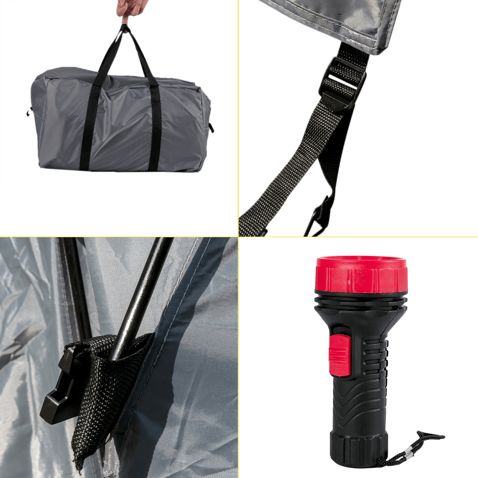 VEVOR Truck Tent 6.5 ft, Truck Bed Tent, Pickup Tent for Full Size Truck, Waterproof Truck Camper, 2 - Person Sleeping Capacity, 2 Mesh Windows, Easy to Setup Truck Tents for Camping, Hiking, Fishing - MarineQuest Supply