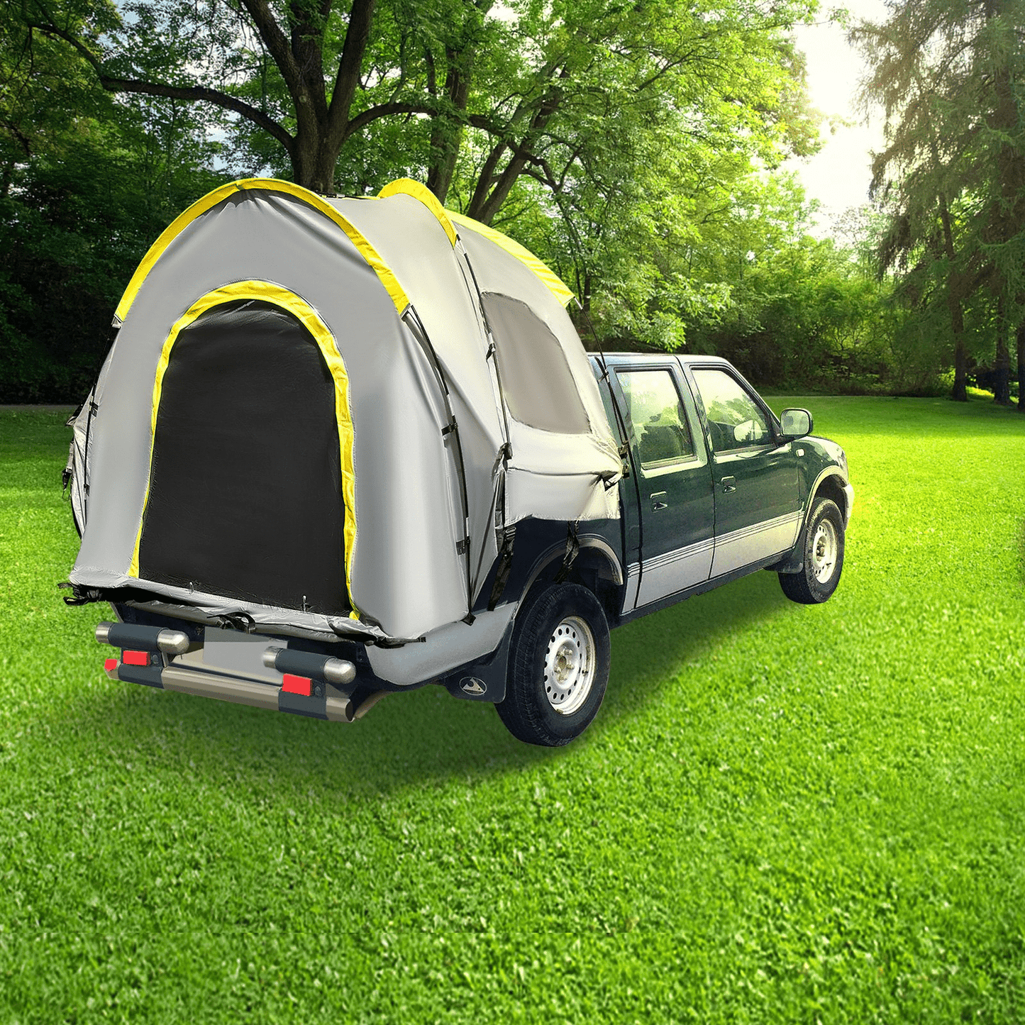 VEVOR Truck Tent 6.5 ft, Truck Bed Tent, Pickup Tent for Full Size Truck, Waterproof Truck Camper, 2 - Person Sleeping Capacity, 2 Mesh Windows, Easy to Setup Truck Tents for Camping, Hiking, Fishing - MarineQuest Supply
