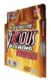Vicious Panfish Line Hi Vis Yellow 330yd 8lb - MarineQuest Supply