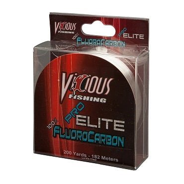 Vicious Pro Elite Fluorocarbon Clear 200yd 6lb - MarineQuest Supply