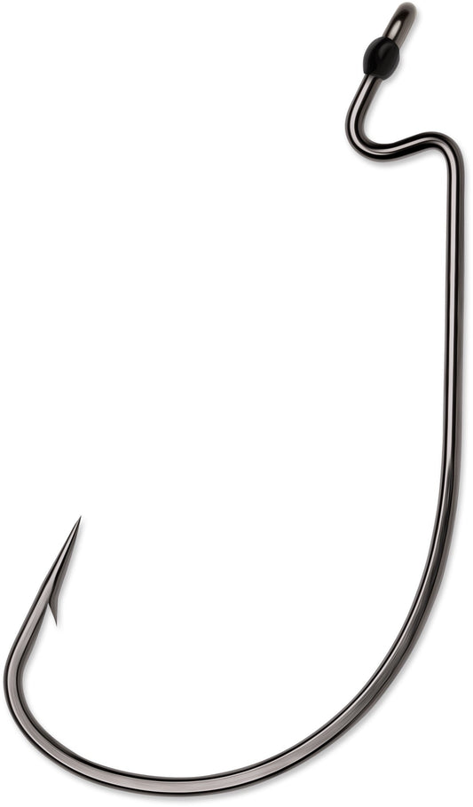 VMC Wide Gap Hook Black Nickel Size 1/0 6ct - MarineQuest Supply