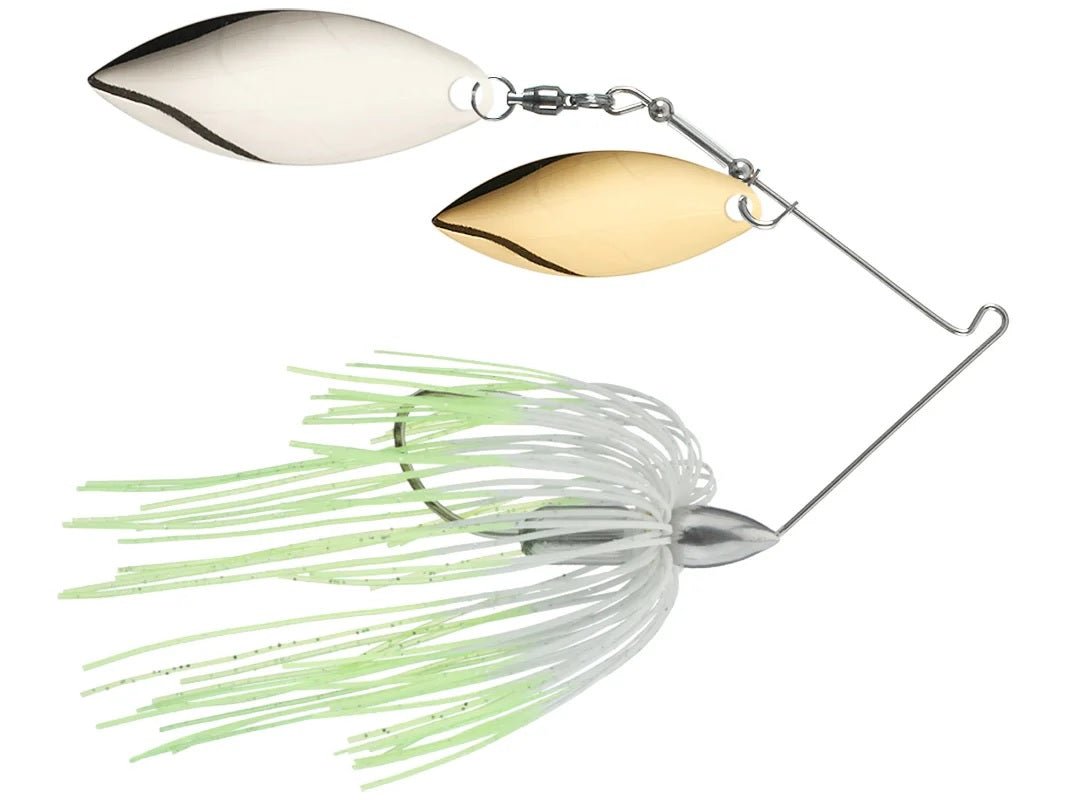 War Eagle Spinnerbait Screamn Eagle Silver Frame DW 1/2 Hot White Shad - MarineQuest Supply